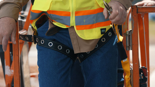 Key Apparel ANSI II Class 2 Hi-Visibility Mesh All Purpose Vest Hi-Vis Yellow