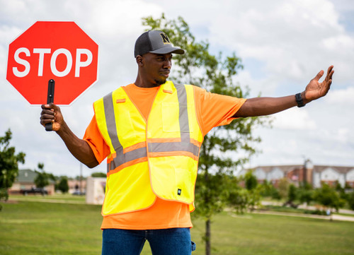 Key Apparel ANSI II Class 2 Solid Vest Hi-Vis Yellow