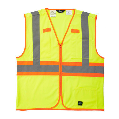 Key Apparel ANSI II Class 2 Solid Vest Hi-Vis Yellow