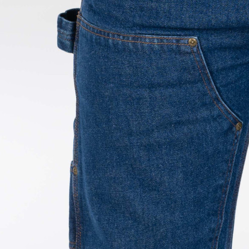 Key Apparel Contractor Grade Double Front Denim Dungaree Indigo Denim Enzyme Wash