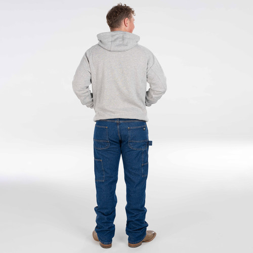 Key Apparel Contractor Grade Double Front Denim Dungaree Indigo Denim Enzyme Wash