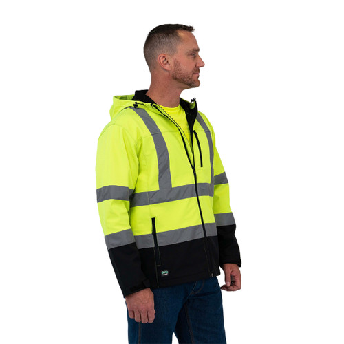 Key Apparel Crawford Rip Stop Hi-Visibility Jacket Hi-Vis Yellow