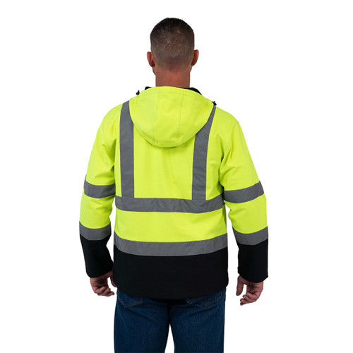 Key Apparel Crawford Rip Stop Hi-Visibility Jacket Hi-Vis Yellow