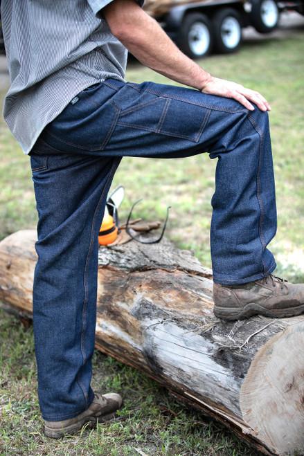 Key Apparel Denim Logger Dungaree Indigo Denim Rigid