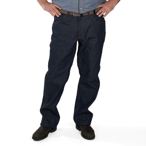 key apparel Denim Logger Dungaree Indigo Denim Rigid