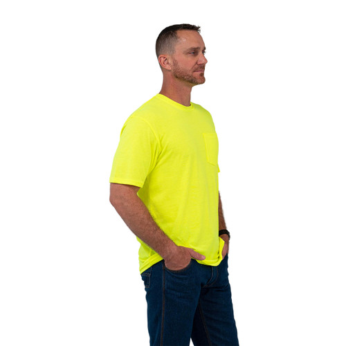 Key Apparel Enhanced Visibility Boost Tee Hi-Vis Yellow