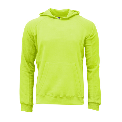key apparel Enhanced Visibility Unisex Fleece Hoodie Hi-Vis Yellow