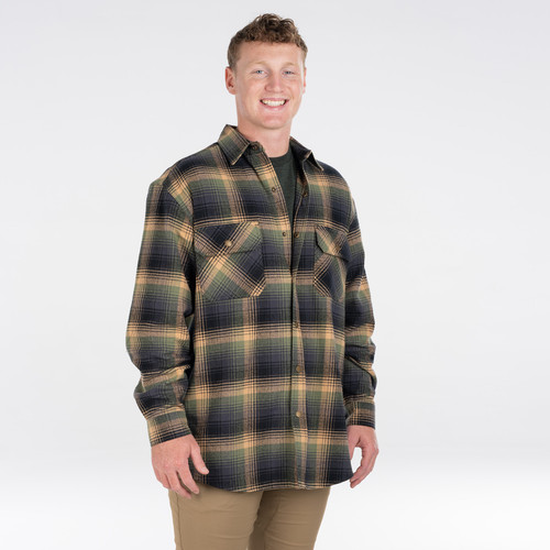 Key Apparel Fort Scott Flannel Plaid Shirt For Men O'Sullivan Plaid