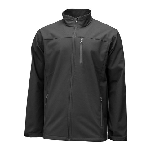 Key Apparel Frontenac Rip Stop Soft Shell Jacket Black