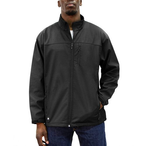 key apparel Frontenac Rip Stop Soft Shell Jacket Black