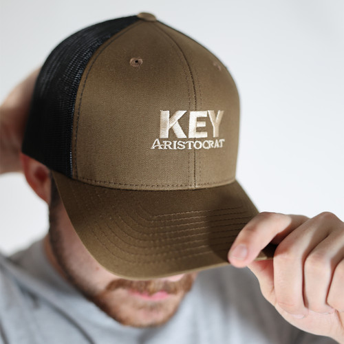 Key Apparel Golden Aristocrat Six-Panel Trucker Hat