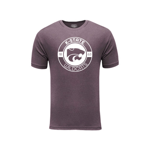 key apparel K-State Seal Unisex Graphic Tee Vintage Violet