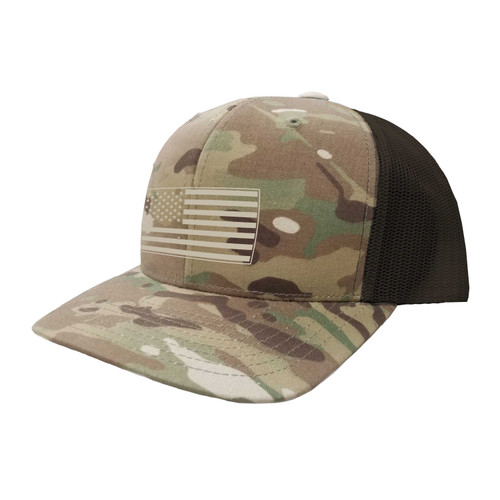 key apparel KEY American Flag Camo Hat Camo/Dark/Black