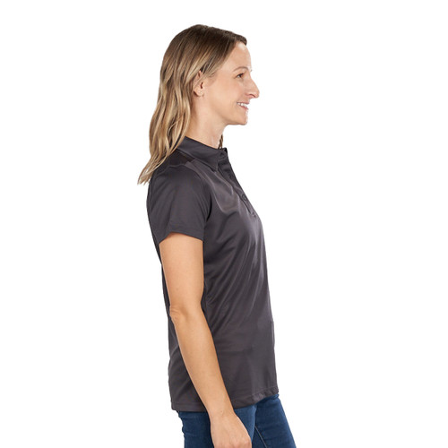 Key Apparel Action Polo Shirt For Women Black