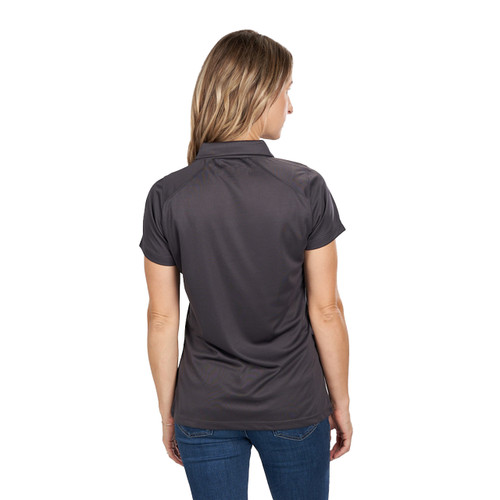 Key Apparel Action Polo Shirt For Women Black