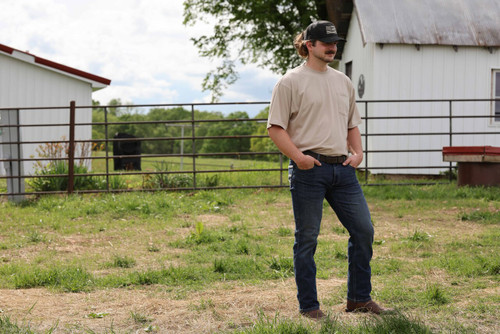Key Apparel American Gold Camo Trucker Hat