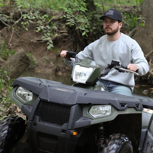 Key Apparel American Grey FlexFit Trucker Hat