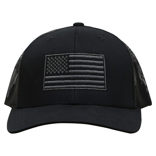 Key Apparel American Grey FlexFit Trucker Hat