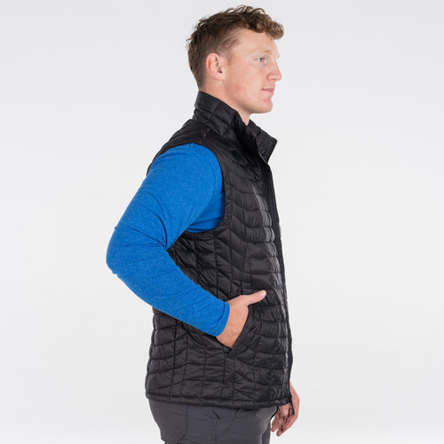 Key Apparel Cascade Puff Vest Unisex Black