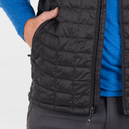 Key Apparel Cascade Puff Vest Unisex Black