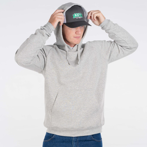 key apparel Fleece Pullover Hoodie - Unisex Black