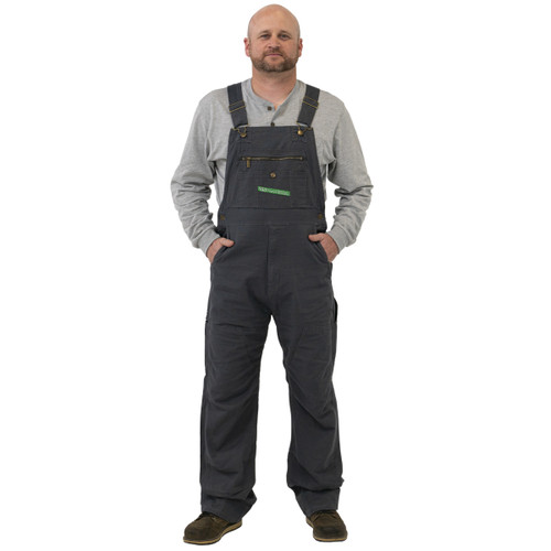 key apparel Flex Duck Bib Overall Slate