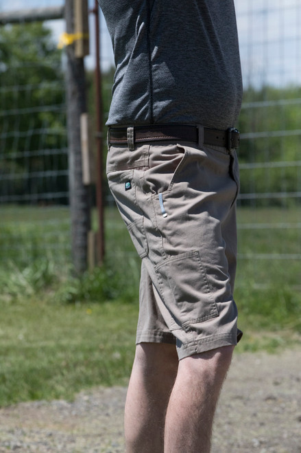 Key Apparel Flex Foreman Short Smoke