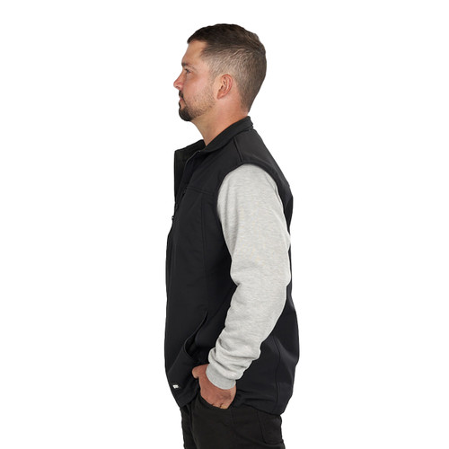 Key Apparel Frontenac Soft Shell Vest Black