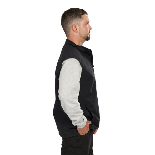 Key Apparel Frontenac Soft Shell Vest Black