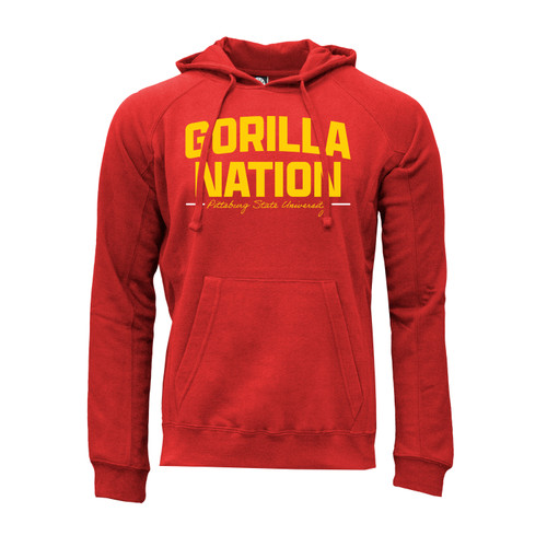 key apparel Gorilla Nation Unisex Hoodie Red