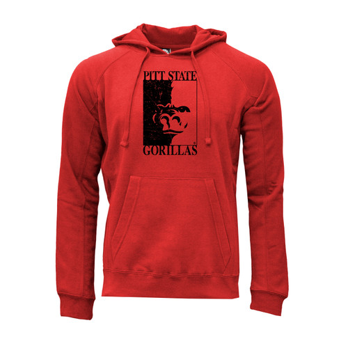 key apparel Gorilla Unisex Hoodie Heather Gray