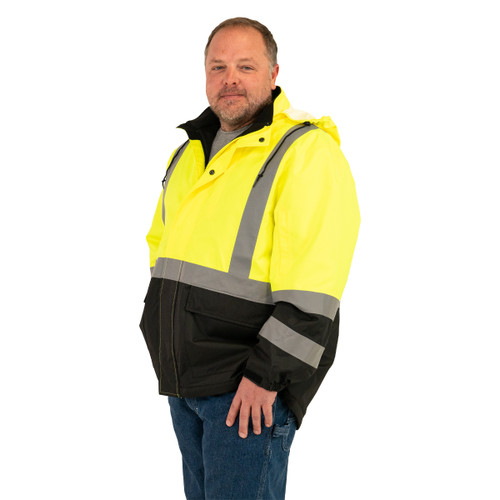 Key Apparel Hi-Visibility Sight Coat Hi-Vis Yellow