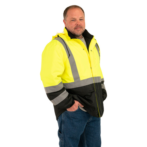 Key Apparel Hi-Visibility Sight Coat Hi-Vis Yellow