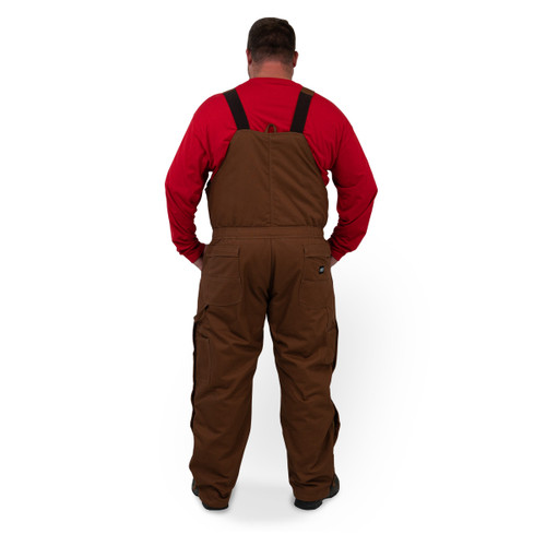 Key Apparel Insulated Duck Bib Overalls Black