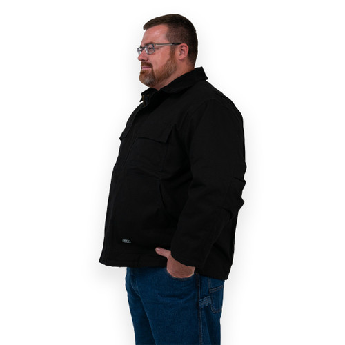 Key Apparel Insulated Duck Chore Coat Black