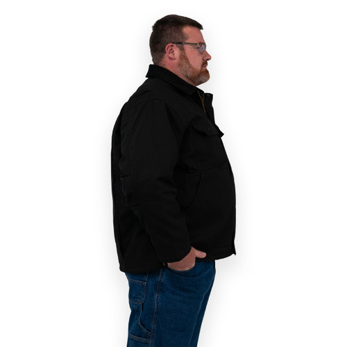 Key Apparel Insulated Duck Chore Coat Black