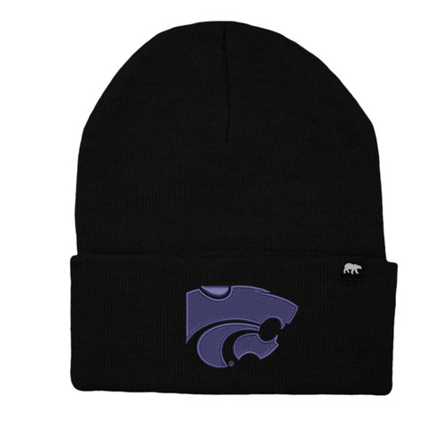 Key Apparel K-State Powercat Watch Cap Black