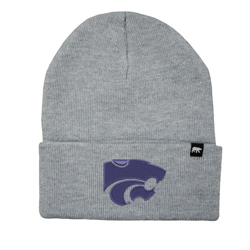 key apparel K-State Powercat Watch Cap Black