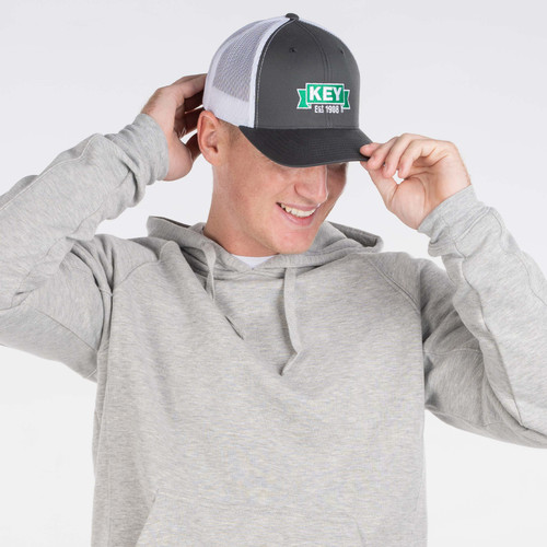 key apparel KEY Logo Hat - Six Panel Red/Black