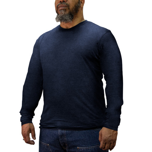 Key Apparel Long Sleeve Liberty Tee - Unisex Black