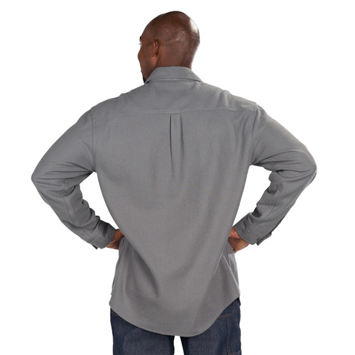 Key Apparel Men's Fort Scott Flannel Iron Gray