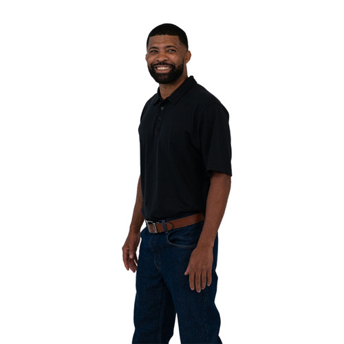 Key Apparel Men's Kore Polo Black