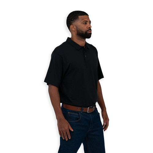 Key Apparel Men's Kore Polo Black