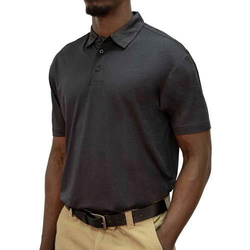 key apparel Men's Victory Polo Black