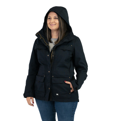 Key Apparel Mission Parka Black Granite