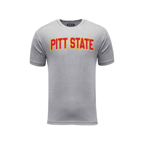 key apparel Pitt State Unisex Graphic Tee Shadow