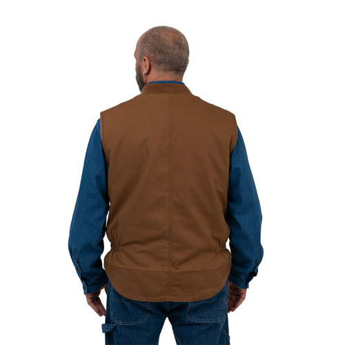 Key Apparel Premium Berber Lined Vest Bark