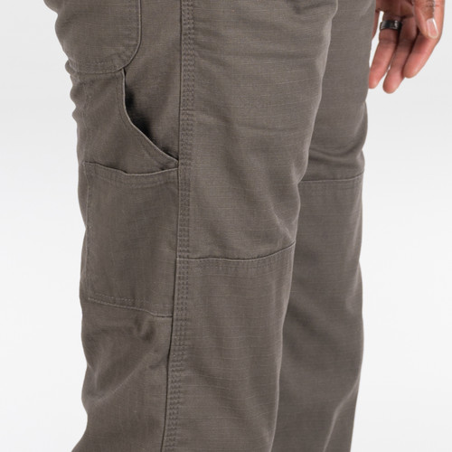 Key Apparel Rip Stop Double Knee Dungaree Graphite