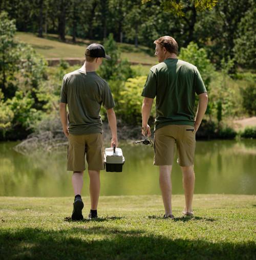 Key Apparel Triad Traveler Short Slate