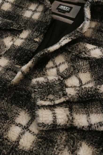 Key Apparel Women's Boulevard Shacket Mikado Plaid